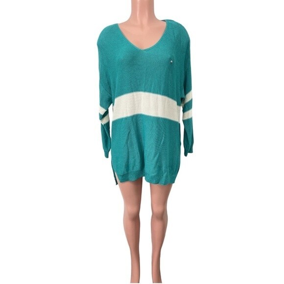 NWT Southern Shirt Varsity Style Sweater Size MEDIUM Baltic Teal‎ - Picture 8 of 8